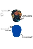 Bilek Destekli Memory Foam Kaymaz Taban Mouse Pad MSP-014 DESENLİ 5 - 2