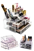 Vivart 3 Çekmeceli Makyaj Düzenleyici Organizer Set Makyaj Fırçalık - 1