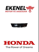 Honda Alpha Ön Amblem | Orijinal Dış Gövde Logosu - 1