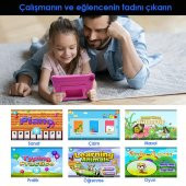 NPO 8" IPS Ekran 2GB 32GB Android 13.0 A133P 1.8GHz Antişok Çocuk Tableti, Kids Tablet Pembe RS407 - 5