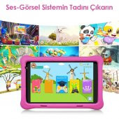 NPO 8" IPS Ekran 2GB 32GB Android 13.0 A133P 1.8GHz Antişok Çocuk Tableti, Kids Tablet Pembe RS407 - 8
