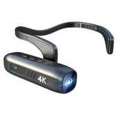 Ozmik 4K Kafa monte Video kamera 120d geniş açı Lens dahili pil APP kontrolü - 2