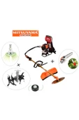 Japon Sırt Tırpan + Dal Testere + Zeytin Hasat + Akrep Çapa Makinesi 4.2kw 5.7hp - 1