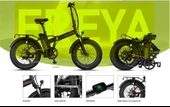 MOSSO FREYA ELEKTRİKLİ KATLANIR BİSİKLET 420H HYD 20 JANT 7 VİTES SİYAH - 1