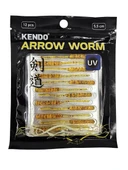 Kendo Arrow Worm Lrf Silikonu 5.5cm 12 Adet - Karides kokulu thumbnail 3