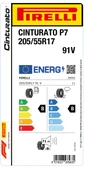 PİRELLİ 205/55R17 91V CİNT P7 YAZ LASTİGİ ÜRETİM YILI:2023 - 2