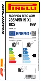 PİRELLİ 235/45R19 99V XL NCS SCORPION ZERO ASIM YAZ LASTİGİ ÜRETİM YILI:2024 thumbnail 2
