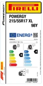 PİRELLİ 215/55R17 98Y XL POWERGY YAZ LASTİGİ ÜRETİM YILI:2025 - 2