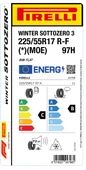PİRELLİ 225/55R17 97H RFT * MOE WINTER SOTTOZERO KIŞ LASTİGİ ÜRETİM YILI:2023 - 2