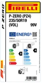 PİRELLİ 235/50R19 99V VOL P ZERO YAZ LASTİGİ ÜRETİM YILI:2025 - 2