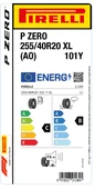 PİRELLİ 255/40R20 101Y XL AO P ZERO YAZ LASTİGİ ÜRETİM YILI:2023 - 2
