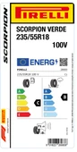 PİRELLİ 235/55R18 100V SCORPION VERDE YAZ LASTİGİ ÜRETİM YILI:2023 - 2