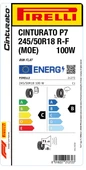 PİRELLİ 245/50R18 100W RFT MOE CİNT P7 YAZ LASTİGİ ÜRETİM YILI:2024 - 2