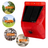 Ayt Powermaster PM-26957 Mikrofonlu Sesli Hayvan Kovucu Alarm Cihazı Solar Güneş Enerjili Panelli Vahşi Hayvan Kovacağı - 2