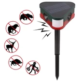Ayt Powermaster PM-26949 Mikrofonlu Sesli Hayvan Kovucu Alarm Cihazı Solar Güneş Enerjili Panelli Vahşi Hayvan Kovacağı - 1