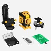 RTRMAX Rtrmax RTM059 Profesyonel Li-Ion Şarjlı 4X360⁰ Yeşil Lazer Distomat thumbnail 4