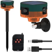 Ayt Powermaster PM-26947 Mikrofonlu Sesli Hayvan Kovucu Alarm Cihazı Solar Güneş Enerjili Panelli Vahşi Hayvan Kovacağı - 1