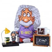 Einstein Yastık Kutulu Kupa Einstein Masa Lambası - 1