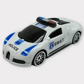 Metal Mini Polis Arabası  8 cm - Polis - 2 - 2