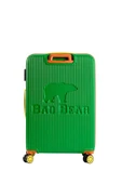 Bad Bear Logo Suitcase 23.01.80.001Y Yeşil Büyük Boy Tekerlekli ABS Valiz 95 Lt. thumbnail 2