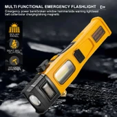 Şarj Edilebilir El Feneri - Wison - Led COB - 700 Lümen - 5 Watt - 6
