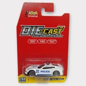 Metal Mini Polis Arabası  8 cm - Polis - 1 - 6
