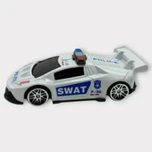 Metal Mini Polis Arabası  8 cm - Polis - 3 - 4