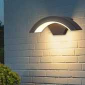 Elektrikle Çalışır 24 Watt İç ve Dış Mekan Led Duvar Aplik Bahçe Kapı Girişi Armatür 3200K Gün Işığı - 3