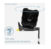 Maxi-Cosi Emerald 360 Pro I-Size Dünyanın Ilk Kızaklı, Araç Dışına Çıkabilen Isofix'li 360 Dönebilir Yatabilir 0-36 kg Bebek Oto Koltuğu thumbnail 5