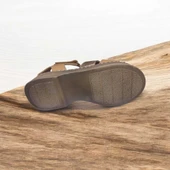 VENÜS 25028402Y KALIN TABAN BURNU KAPALI KADIN DERİ SANDALET - 12