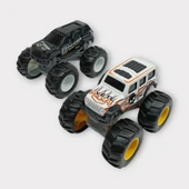 Mini Off-Road Araçlar 2'li - Siyah Beyaz - 5