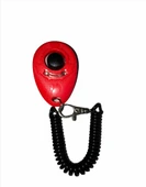 Köpek Eğitimi için Kayışlı Clicker 6 cm. Kırmızı - 2