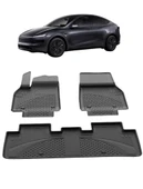 Tesla Model Y Juniper 2025+ Uyumlu SAHLER 4.5D PRO Premium Oto Havuzlu Paspas - 1