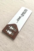 Kadın - Erkek WC Kapı Tabelası – MDF Tuvalet Yönlendirme Levhası | 19x7 cm Çift Katmanlı - 2