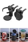 1 Adet Araç İçi Bardaklık Açılır Katlanır Kupa Bardak Şişe Tutucu Araba Klima Kahve İçecek Tutacağı - 1