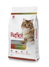 Reflex Beyaz Multicolor Tavuklu Renkli Yetişkin Kedi Mamas 2 Kg - 1