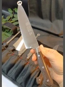 Ahşap El Yapımı Kılıflı Sürmene Şef Bıçakları Seti Et, Ekmek, Sebze, Mutfak, Kurban Şeflik Seti Hadnmade - 9