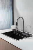 Lotus Tech 11 Fonksiyonlu Premium 5 Tuşlu 2 Yıl Güvenceli Akıllı Şelale Evye honeycamb petek doku - 5