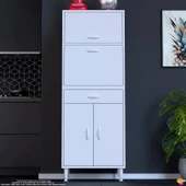 Modilayn OSLO 60x162,4x56 cm 1 çekmece, 3 kapak. Mutfağınıza Özel Ekmeklikli Kiler Dolabı. thumbnail 1