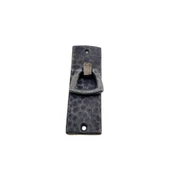 Antika Tarz Dekoratif Pirinç Dik Dövme Mobilya Kulbu - 90x31 Mm, Oksit - 1