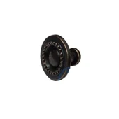 Dekoratif Zamak Düğme - 23x23mm, Eskitme, 1 Adet - 1