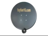 Siyah 75 cm Uydu Çanak Anteni-Antrasit thumbnail 1