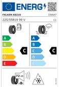 Falken EuroAll Season AS210 225/55 R19 99V 4 Mevsim Lastik - 2025 thumbnail 2