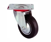 Servis Tekeri - Tablalı Siyah Döner - Çap 125 Mm - 1