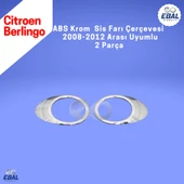 Citroen Berlingo Abs Krom Sis Farı Çerçevesi 2 Parça 2008-2012 Model uyumlu - 5
