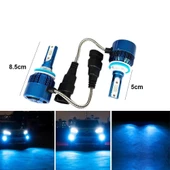 AUTOGP H11 led xenon far aydınlatma seti şimşek etkili deli mavi glv 30.000K - 1