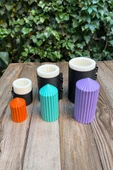 Baton Üçlü Set Silikon Mum Kalıpları - 2
