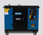 FACTOR  KDK 11500 SC 11 kVA Monofaze Kabinli Dizel Jeneratör - 1