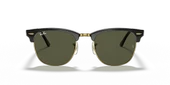 Ray-Ban Clubmaster 3016 W0365 Black/Gold-Green Güneş Gözlüğü - 1