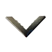 Kitap, Kapak, Menü, Albüm Köşesi, Büyük - 23x40mm, Nikel, 10 Adet - 1